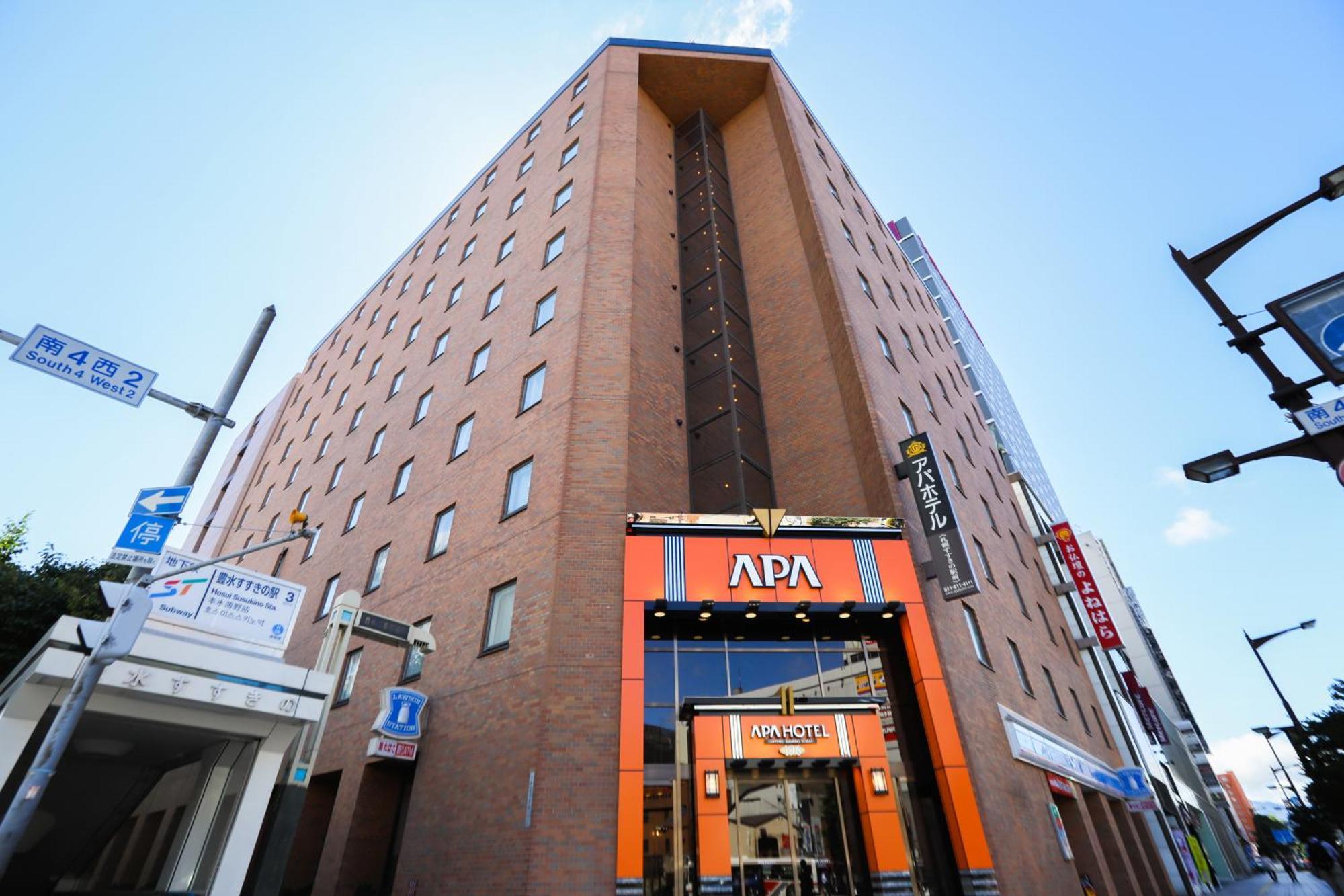 Apa Hotel Sapporo Susukino Ekimae Exterior foto
